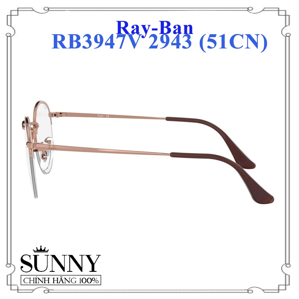RB3947V 2943 (51CN) - Gọng kính thời trang Rayban chính hãng, bảo hành toàn quốc, thiết kế dễ đeo bảo vệ mắt