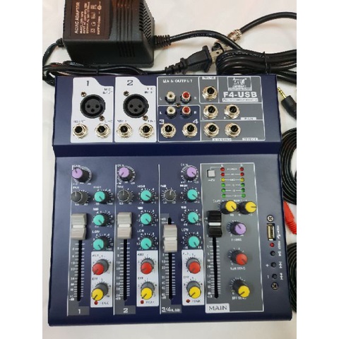 BỘ TRỘN ÂM THANH THU ÂM LIVESTREAM 4 CHANNEL LIVE MIXER BH 6 THÁNG ĐỔI MỚI
