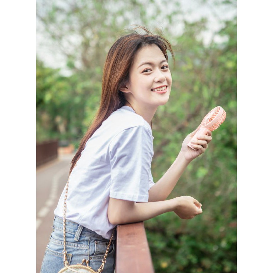 Quạt mini cầm tay tích điện khuếch tán hương thơm F2B, hàng chính hãng Jisulife, 3 cấp độ gió mạnh, 4000mAh | BigBuy360 - bigbuy360.vn