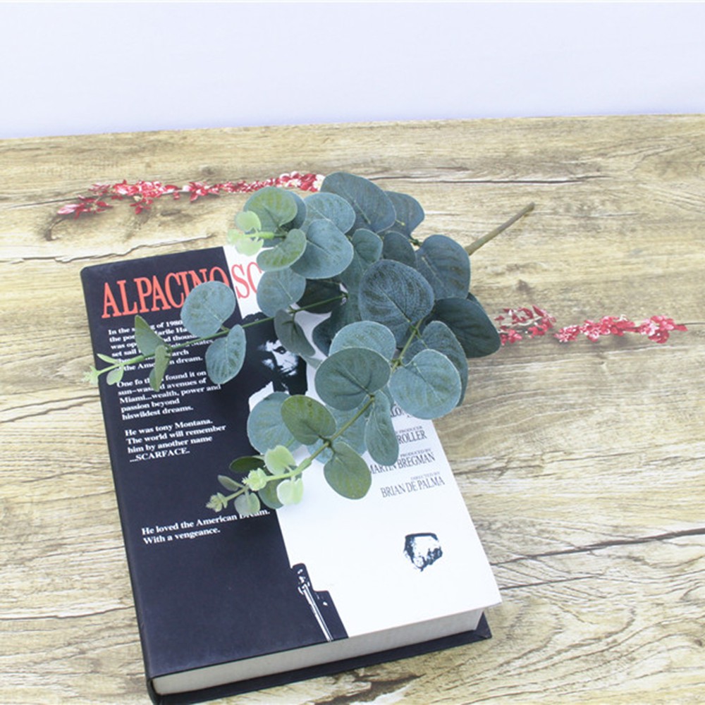 1 Bó 4 Cành Cây Bạch Đàn Nhân Tạo Trang Trí Nhà Cửa|Lá Đồng Tiền Tài Lộc Trang Trí Nhà Cửa