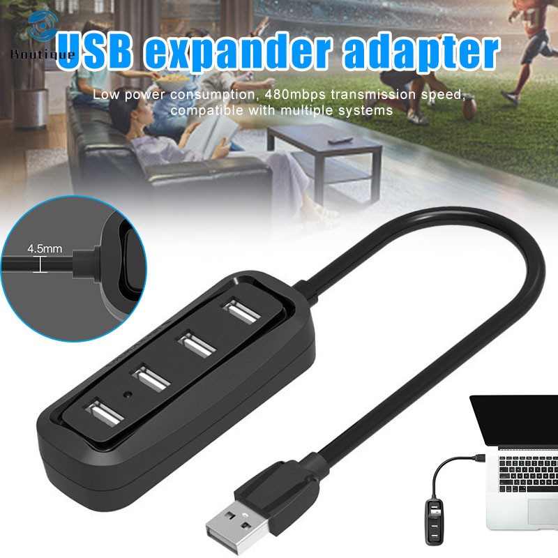 Bộ Chia 4 Cổng Usb Tốc Độ Cao Cho Laptop / Điện Thoại