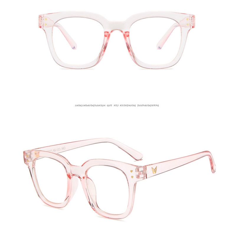 Eyeglasses Square Frame INS Computer Glasses Men Retro