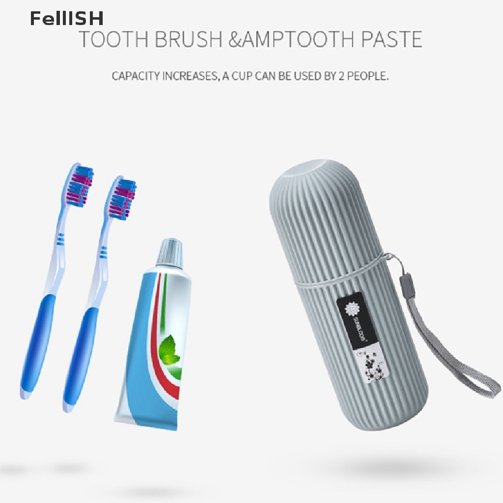 [Felli] Portable Toothpaste Toothbrush Protect Holder Case Travel Camping Storage Box 439br