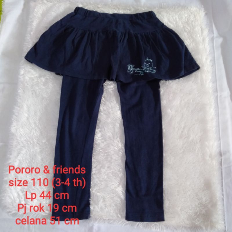 Quần váy pororo & friens size 3 tuổi màu xanh nước biển cho trẻ em
