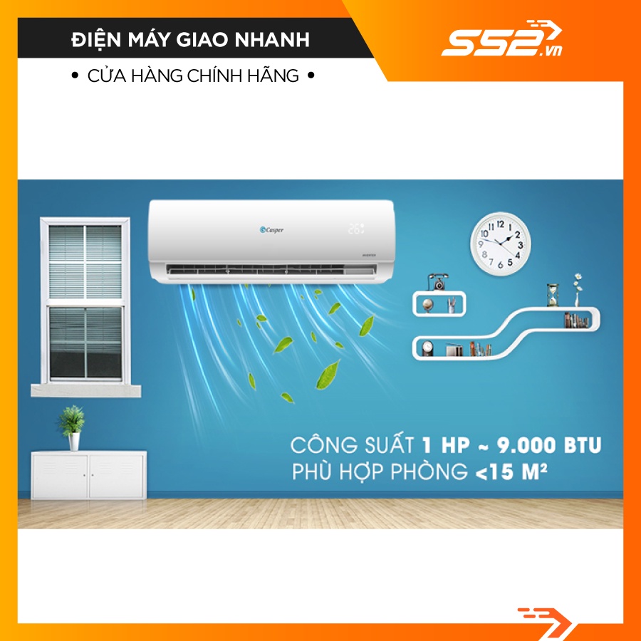 [Miễn Phí Lắp Đặt TP.HCM] Máy lạnh Casper Inverter MC-09IS33-Hàng Chính Hãng