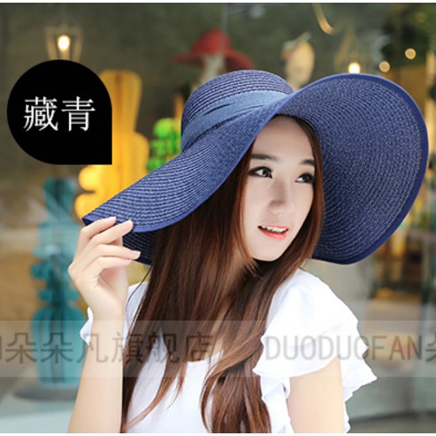 Nón rộng vành chống nắng đi biển mùa hè thời trang Hàn Quốc, mũ rộng vành đi biển mùa hè