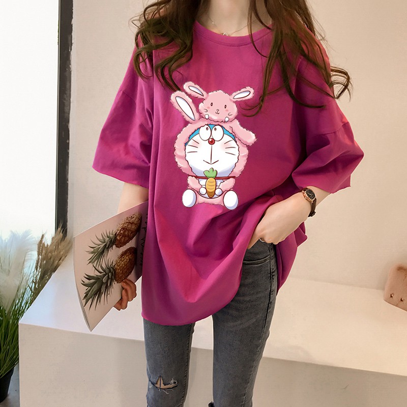 NRVP Áo Thun Ngắn Tay Dáng Rộng Thời Trang 2021 Dành Cho Nữ