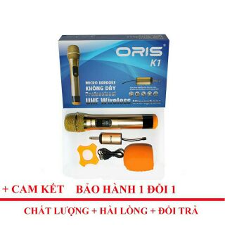 Micro oris k1 không dây dành cho loa kéo,amply