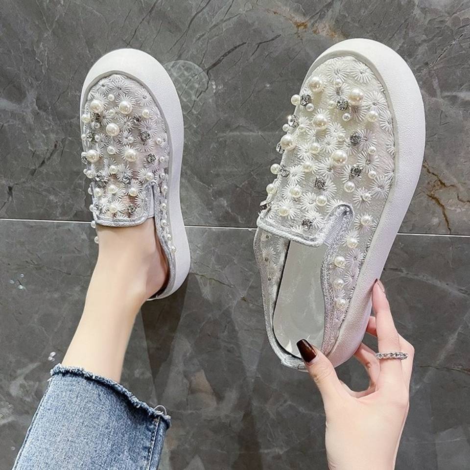 Dép Sandal Đế Dày Phong Cách Mới Dễ Thương Cho Nữ