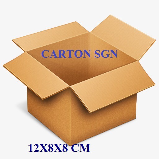 Thùng Carton 12x8x8 CM Bộ 100 Hộp Carton