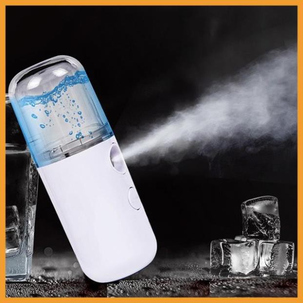 Máy Phun Sương Xông Hơi Mặt NaNo Mini Cầm Tay Hỗ Trợ Dưỡng Da Cấp Nước Tối Đa - Chính Hãng