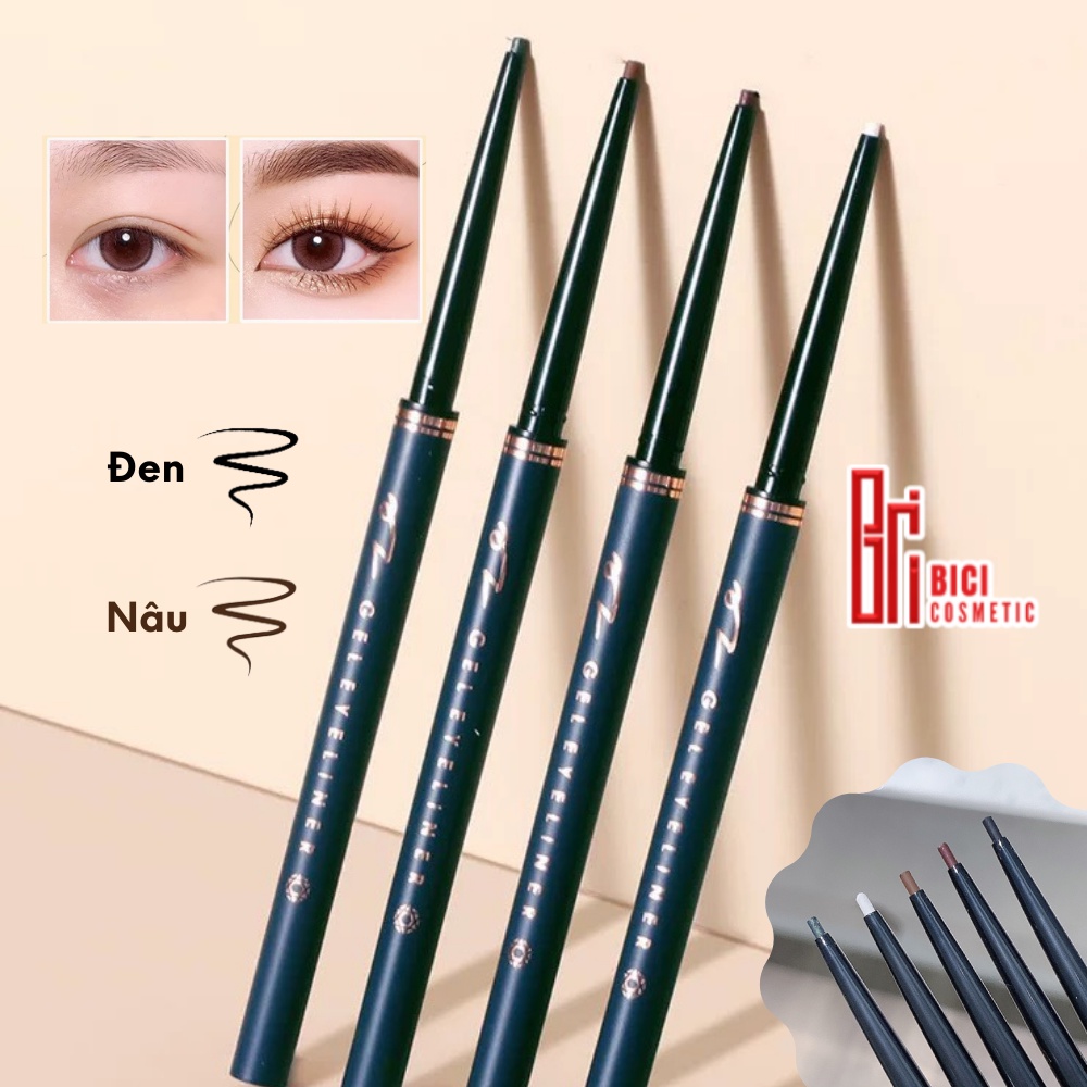 Bút Sáp Kẻ Mắt Lâu Trôi WODWOD Gel Eyeliner Nội Địa Trung