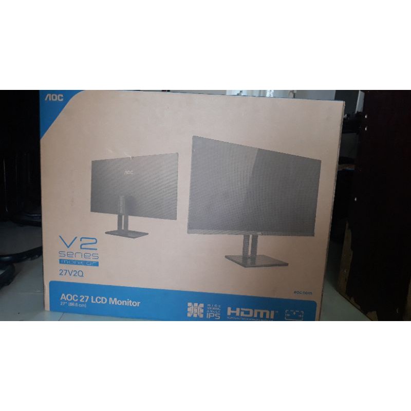 Màn hình AOC 27V2Q 27" 75Hz UltraSlim IPS mới full box