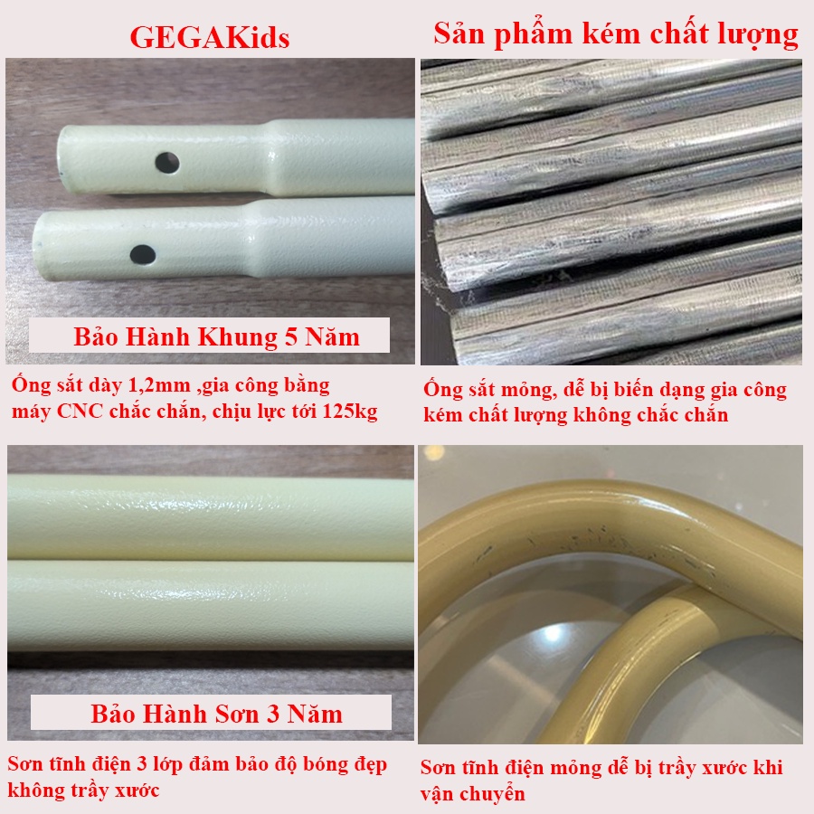 Combo 2 trong 1 Xích đu và Nhún nhảy - Mã GGK-L-JS - GEGAKIDS