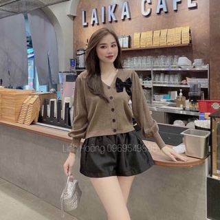 Áo len lông cừu dày dặn nặng tay siêu mịn k xù lông