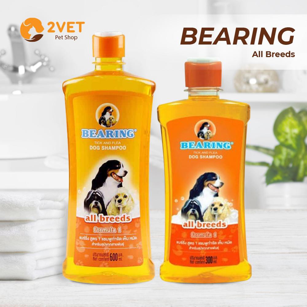 Sữa Tắm Bearing Tick &amp; Flea - Dành Cho Nhiều Loại Chó Cún - Ngăn Ngừa Bọ Chét - Thể Tích 300ml - 600ml