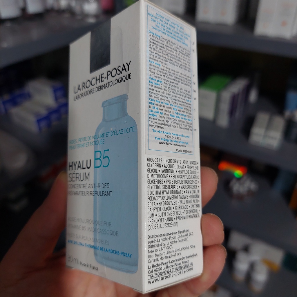 Serum B5 La Roche Posay - dưỡng chất phuc hồi tái tạo da Hyalu B5 Serum 30ml - nhập khẩu chính hãng