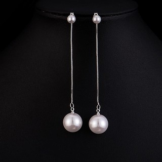 Bông tai nữ kiểu dài tòn ten dễ thương đáng yêu phụ kiện trang sức style hàn quốc - namimi