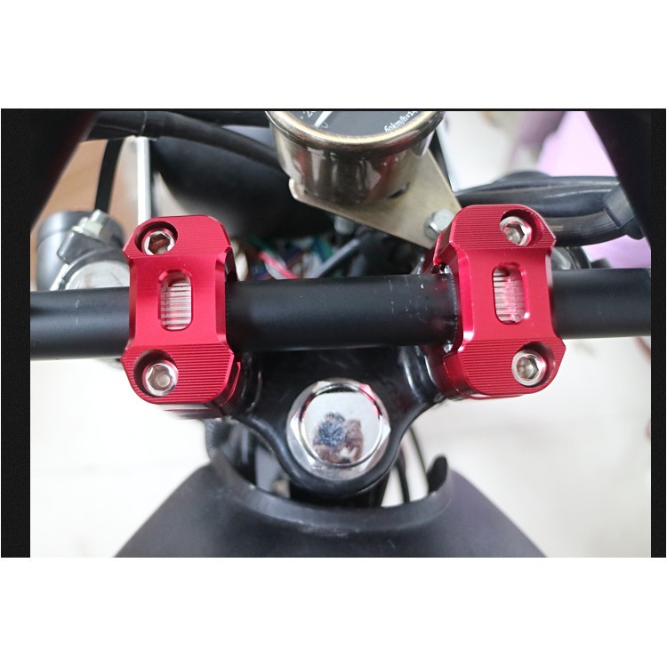 Cùm nâng ghi đông phi 22mm-28mm CNC đủ màu