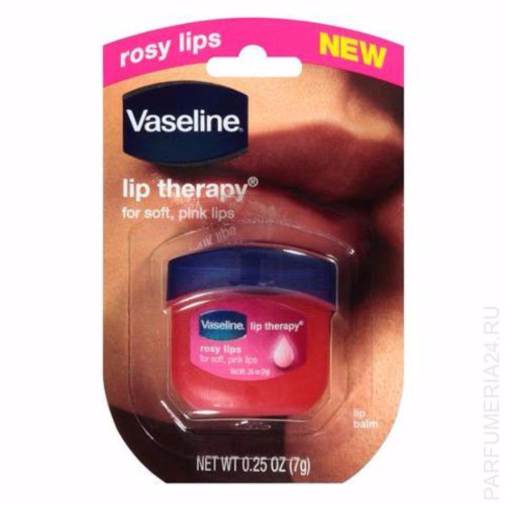 Hũ son dưỡng môi Vaseline Lip Therapy Rosy Lips 7g