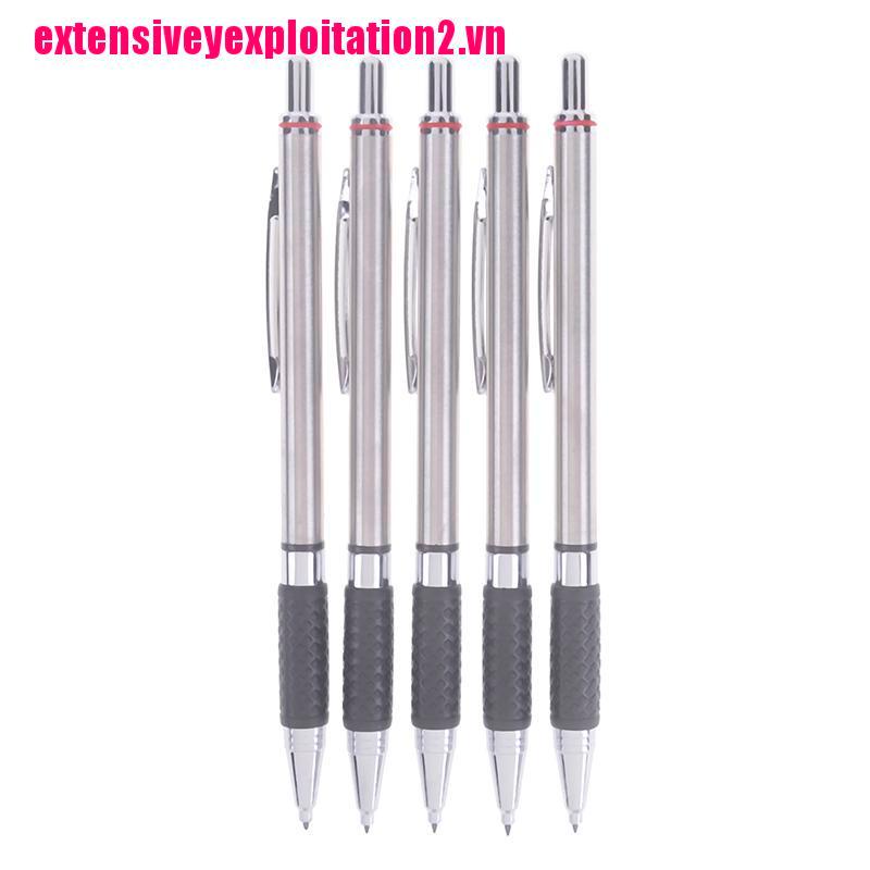 Bộ 2 Hộp Đựng Bút Chì Cơ Tự Động Bằng Kim Loại Cỡ 2.0 mm