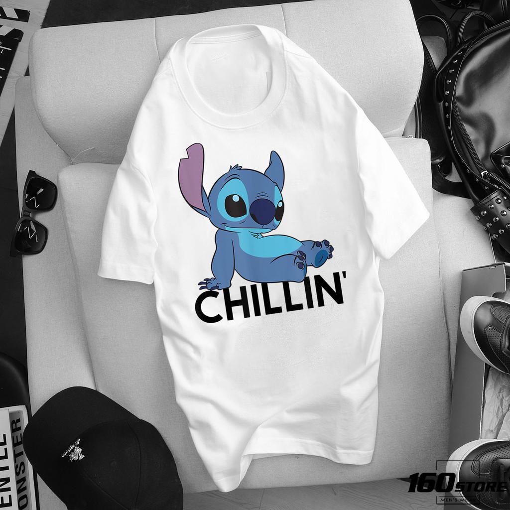 ÁO THUN CỔ TRÒN TAY NGẮN STITCH-LILO IN HÌNH CUTE GIÁ RẺ BẤT NGỜ CÓ TẤT CẢ SIZE - 737