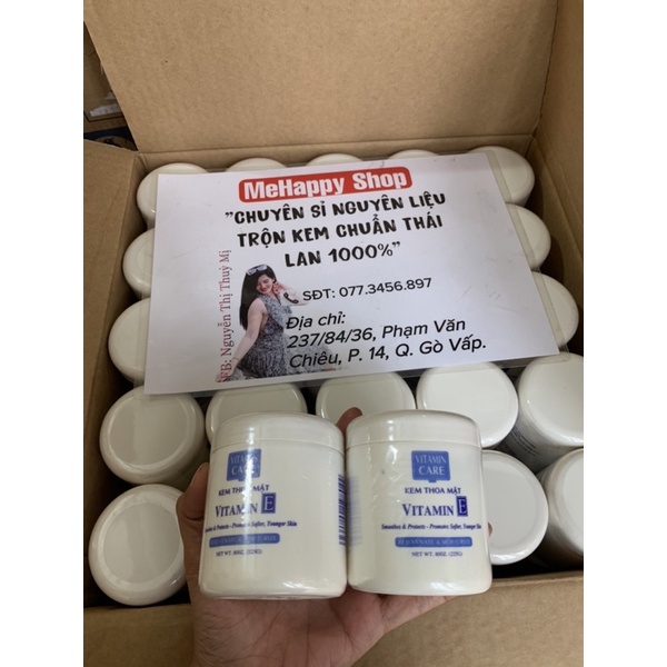 Kem dưỡng da vitamin e naco 225gr