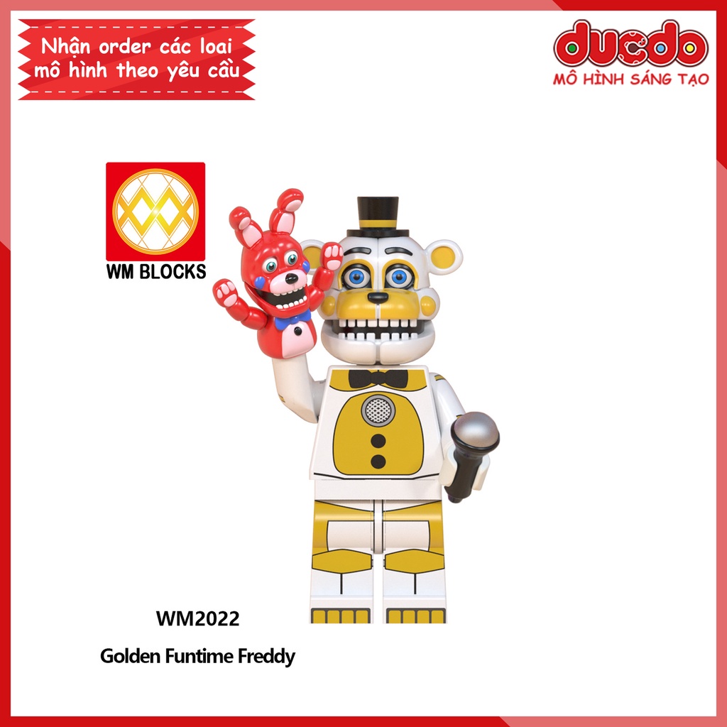 Minifigures các nhân vật trong game Five Nights at Freddy's - Đồ Chơi Lắp Ghép Xếp Hình Mini Mô hình WM WM6097