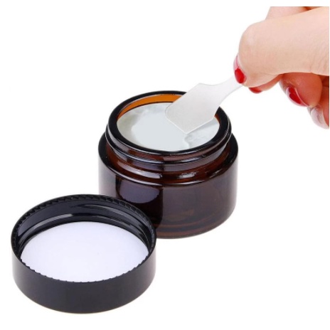 Hũ đựng kem, hũ chiết mỹ phẩm thủy tinh cứng cáp màu nâu 10gr/20gr/30gr/50gr [Giá Sỉ/ Lẻ]