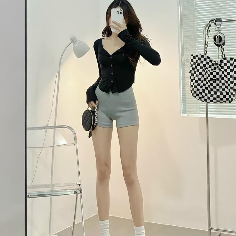 Quần Đùi Biker Short Nữ Nâng Mông Vải Co Giãn 4 Chiều