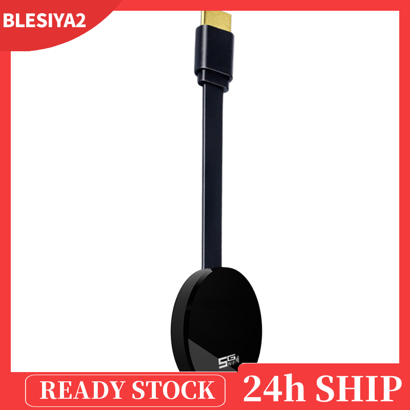 [BLESIYA2]5GHz+2.4GHz 1080P HDMI Mirror Screen Wifi Wireless Display Adapter Mirroring