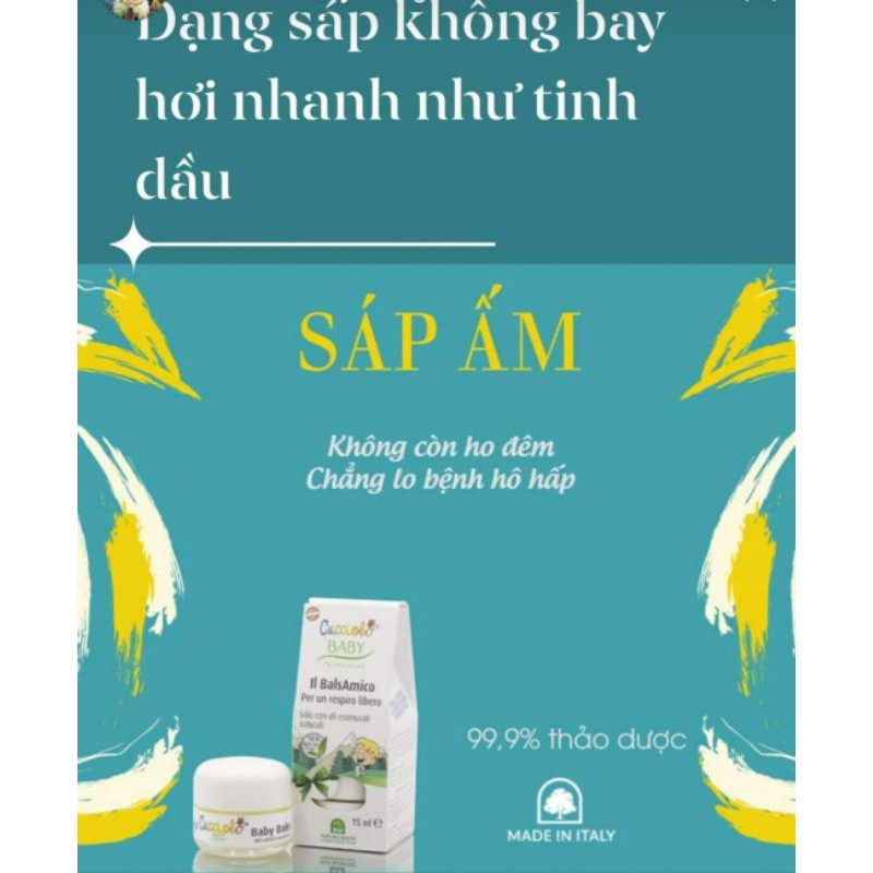 Sáp giữ ấm Baby Balm Cucciolo (đã ra lọ nhựa mới)