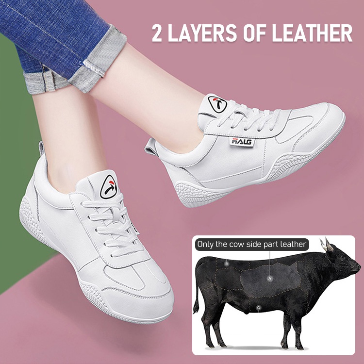 Giày Thể Thao Da Đế Dày Mềm Mại Thời Trang Cho Nữ