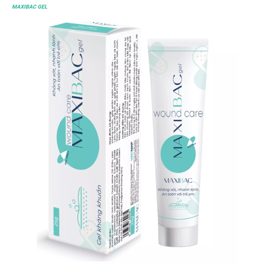 Lỡ Loét Da, Các Dạng Tổn Thương Da, Kháng Khuẩn Da Maxibac Spray & Gel, Nhanh Lành, Không Xót
