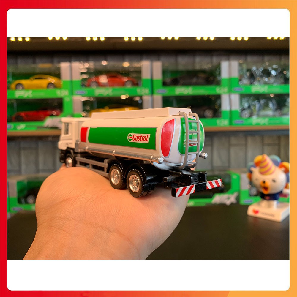 Mô hình hợp kim xe tải chở dầu SCANIA tỉ lệ 1:64