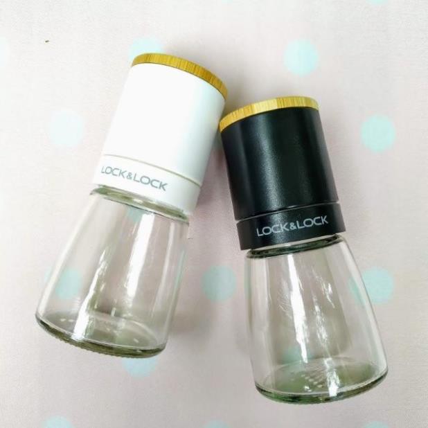 Hũ xay tiêu thủy tinh Lock&amp;Lock lưỡi sứ CKO115