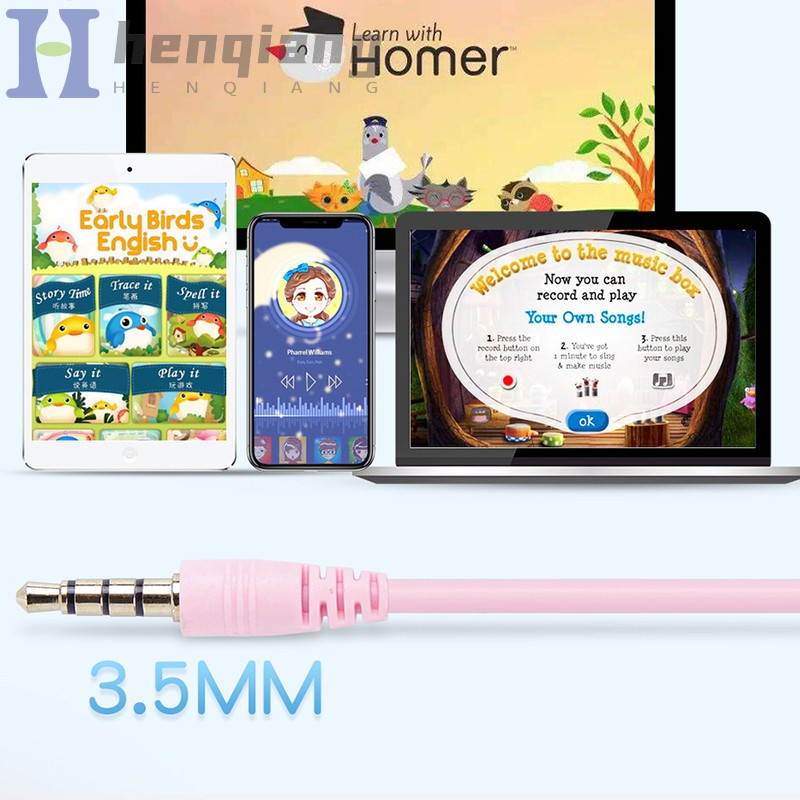 Tai Nghe Chụp Tai Có Dây Hình Kỳ Lân Dễ Thương Cho Nữ | BigBuy360 - bigbuy360.vn