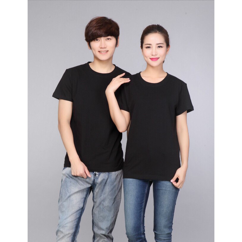 Áo thun trơn nhiều màu, Hàng Xuất Khẩu - Phong cách cổ tròn cổ điển, chất vải Cotton Xịn Mềm Mịn Thoáng Mát | BigBuy360 - bigbuy360.vn