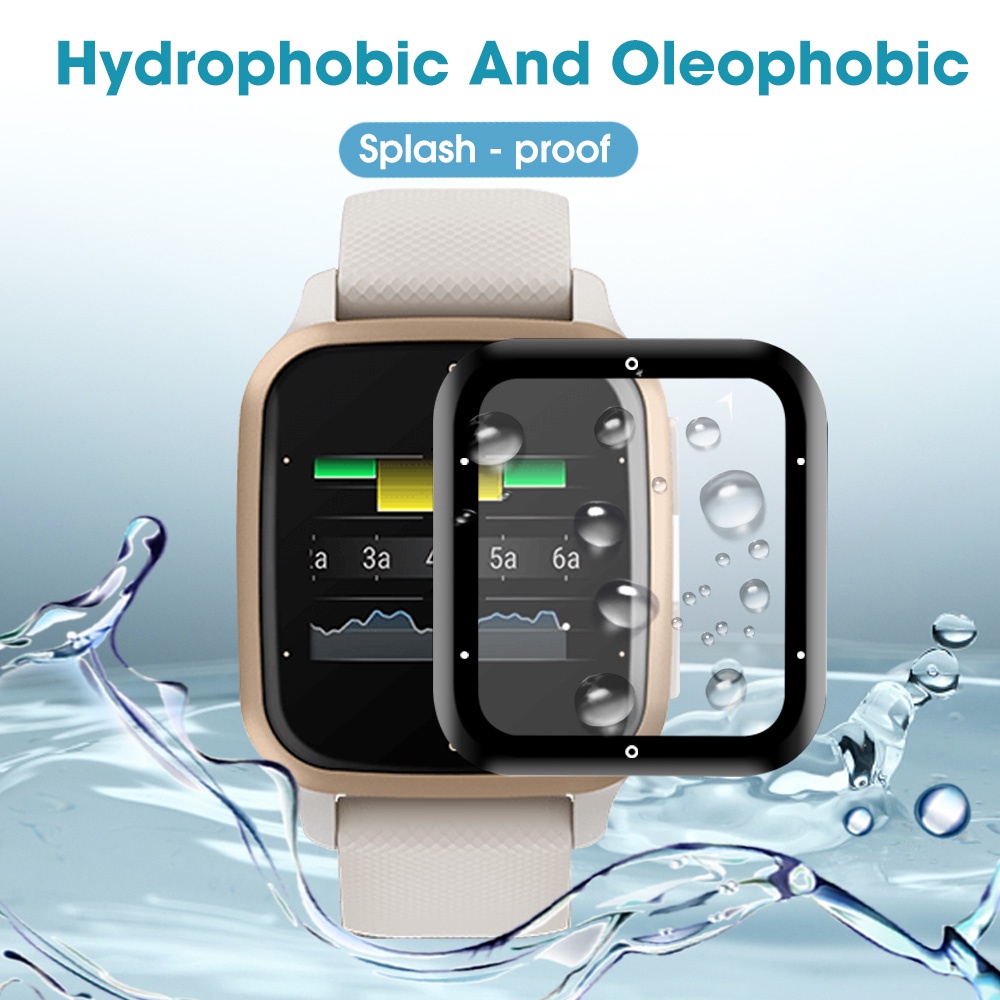 Miếng Dán Màn Hình HD 3D Cong Mềm Trong Suốt Chống Nước Chống Trầy Cho Đồng Hồ Thông Minh Garmin Venu SQ 2 / 2