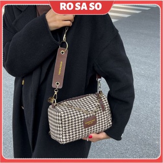 Túi đeo chéo nữ đi chơi giá rẻ đẹp da mềm đi học cá tính ROSASO TX12