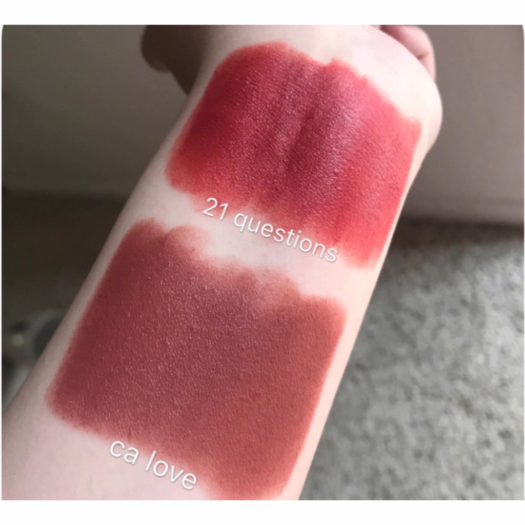 Son thỏi Colourpop màu Gallop, Slow dance , CA love, 21 questions