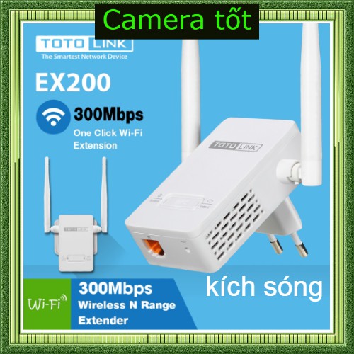 Kích sóng WiFi Totolink Ex200 300Mbps chính hãng
