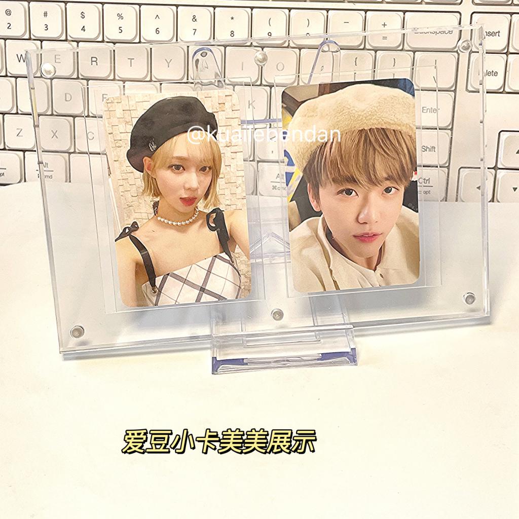 Giá Đỡ Ảnh Bằng Acrylic Trong Suốt 3 Inch Có Nam Châm Tiện Dụng