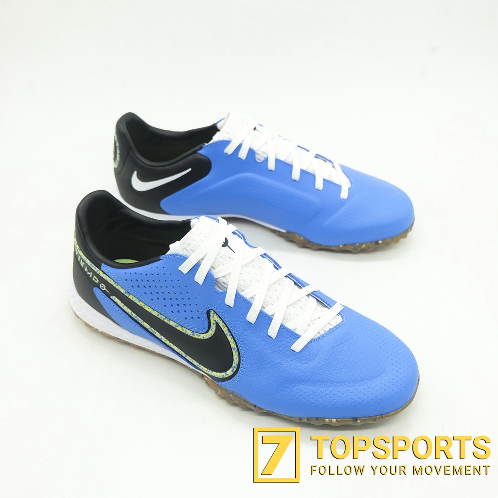 Giày bóng đá Nike Tiempo Legend IX Academy TF - Light Photo Blue/Black/Lime Glow DA1191 403