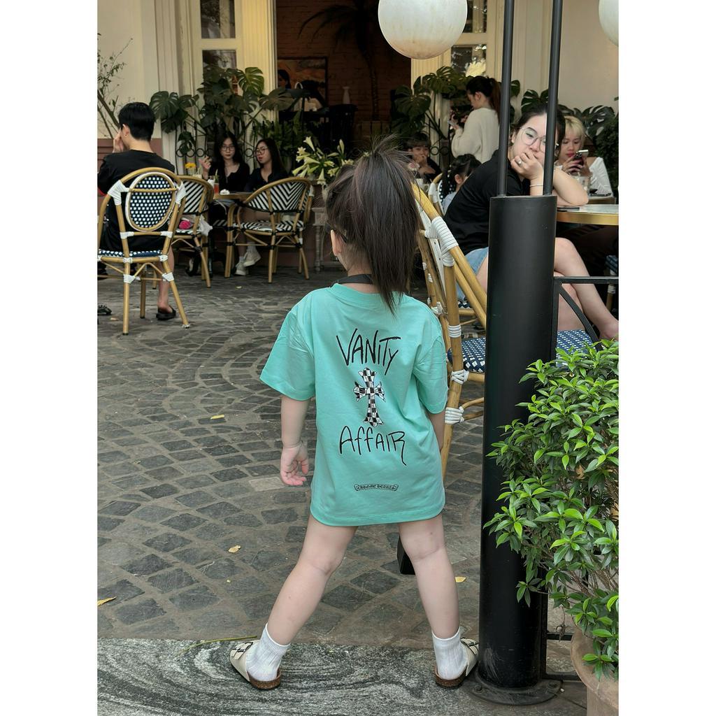 Áo thun  chorm vanity cho bé , áo phông trẻ em form xuông unisex , Kid_genz