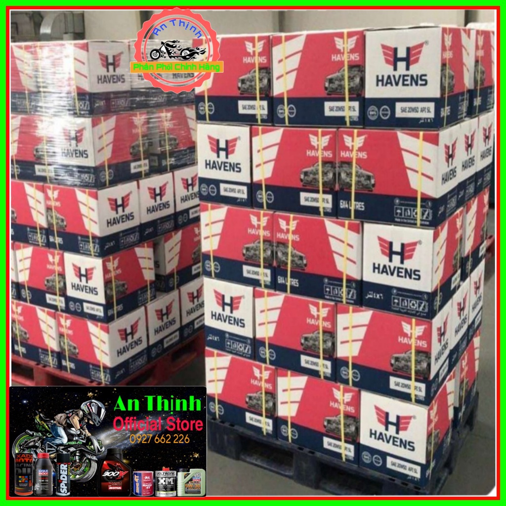 Nhớt Xe Số Công Nghệ Tổng hợp HAVENS Super 4T 20W50 0.8L Nhập Khẩu Chính Hãng Từ Các Tiểu Vương Quốc Ả Rập Thống