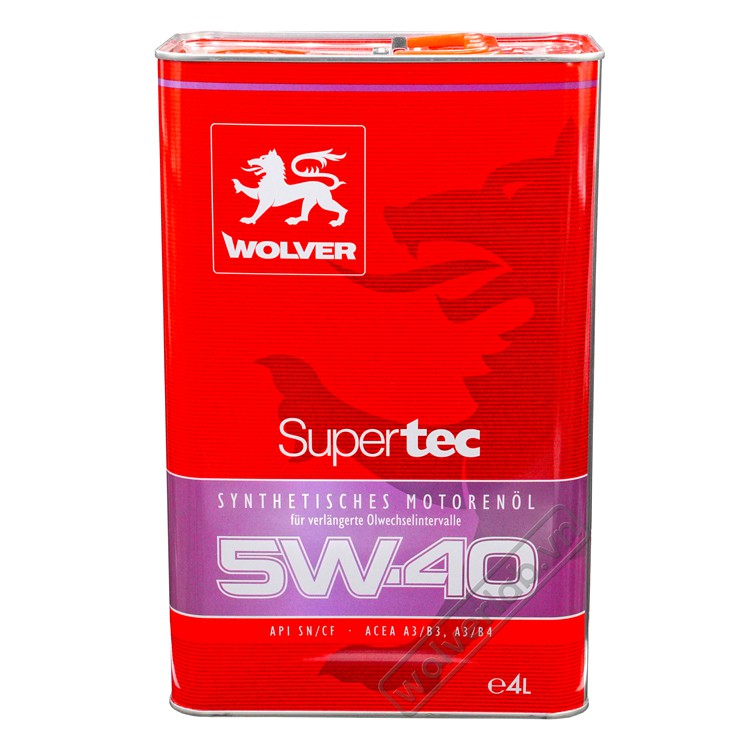 Wolver SuperTec 5W-40 4L_Nhớt động cơ ô Tô cao cấp nhập  Đức