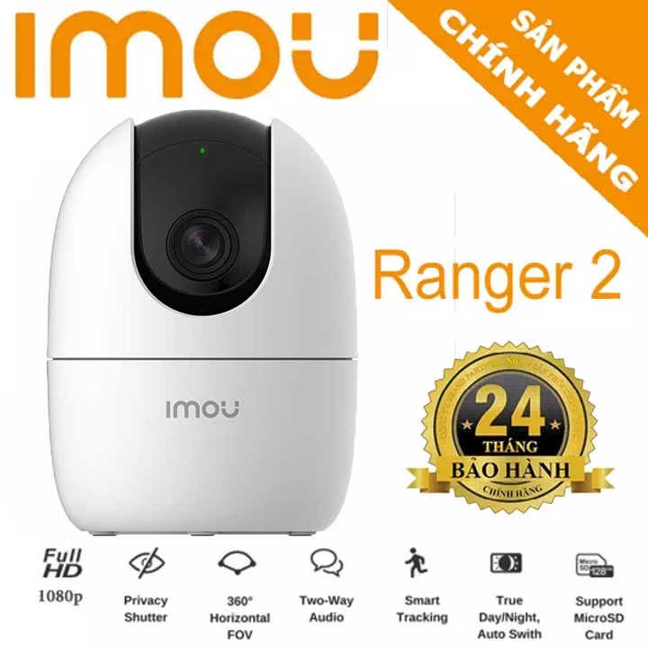 Camera IP WIFI IMOU RANGER 2 Full HD 1080P (IPC-A22EP-C) - Hàng Chính Hãng