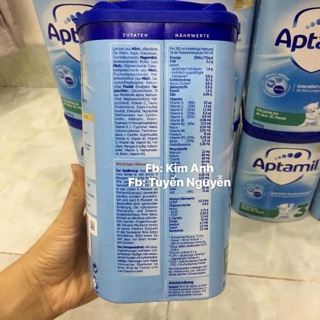 Sữa bột cho bé Aptamil Đức số 3 (800g)