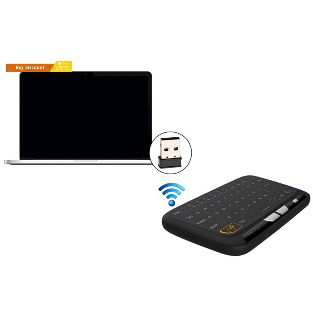 Bàn Phím Không Dây H18 2.4ghz Mini Cho Pc Laptop Smart Android Tv